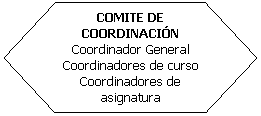 Preparación: COMITE DE COORDINACIÓN Coordinador General Coordinadores de curso Coordinadores de asignatura